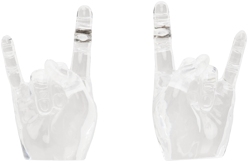 Shop Y/project Transparent Midi Rock On Earrings