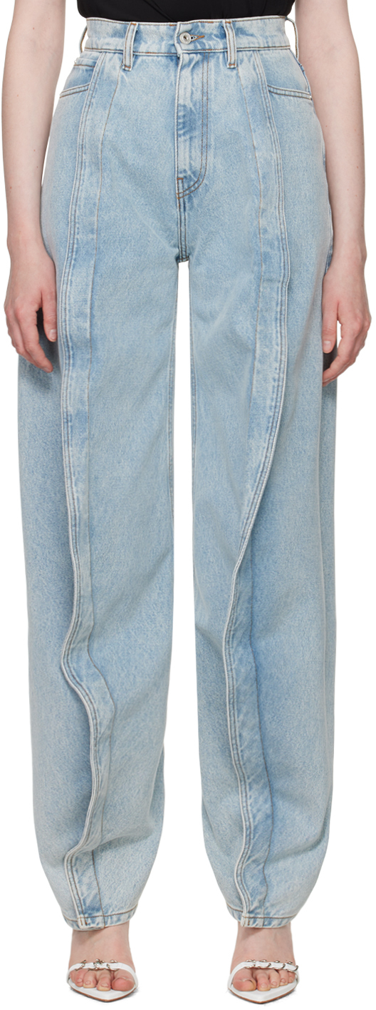 Blue Banana Jeans by Y/Project on Sale