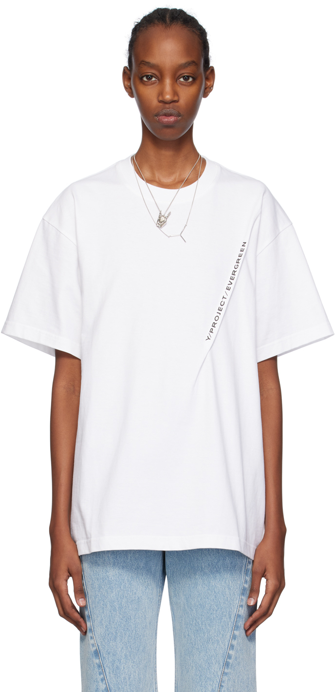 White Pinched T-Shirt