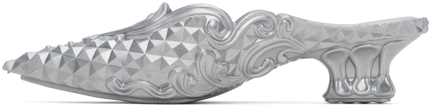 Y/Project Silver Melissa Edition Point Mules | Smart Closet