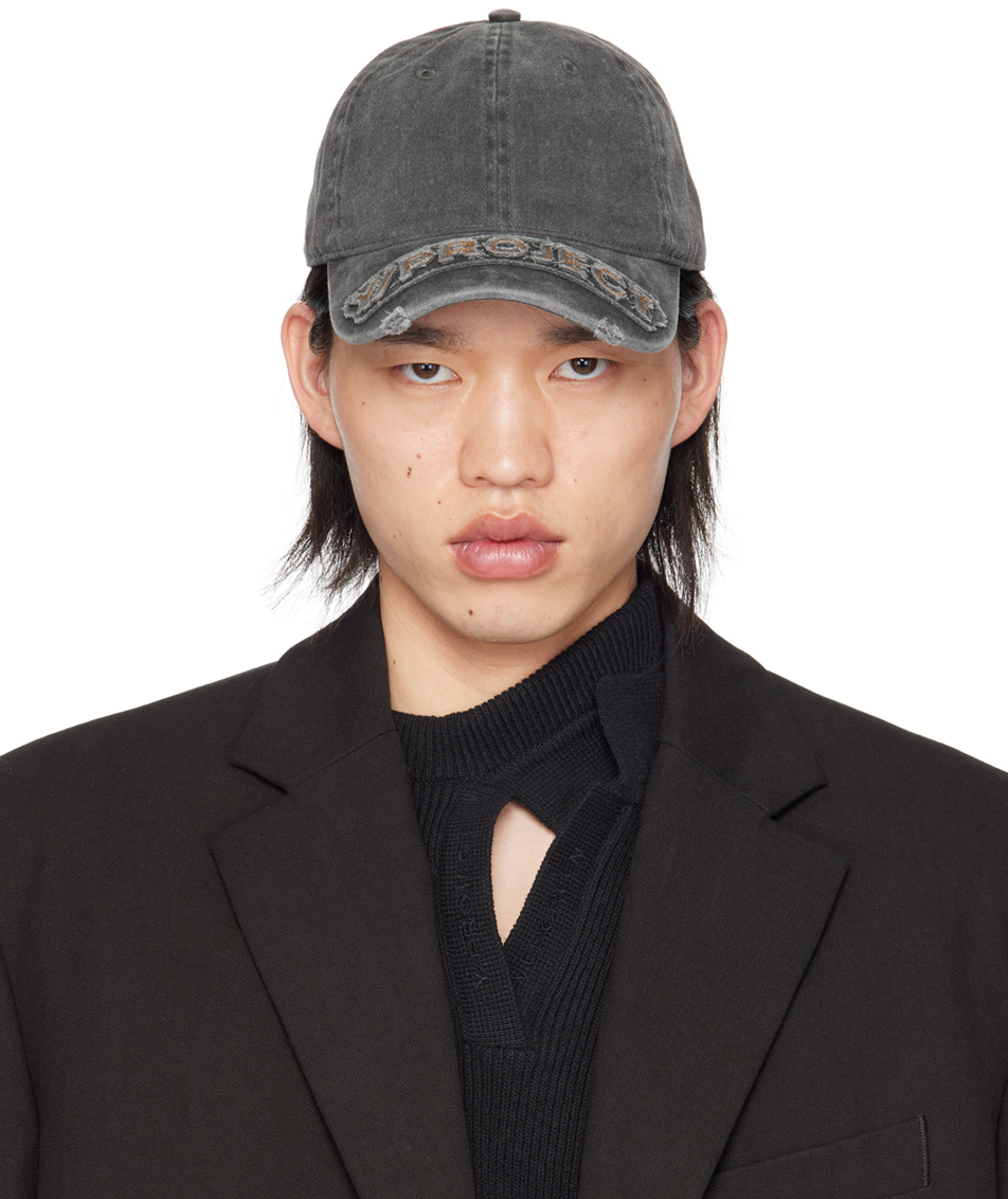 Y/Project: Gray Baseball Cap | SSENSE