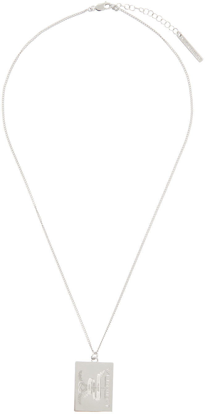 Y/project Silver Mini Paris' Best Necklace