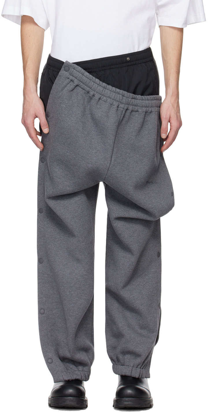 Gray Layered Sweatpants by Y/Project on Sale