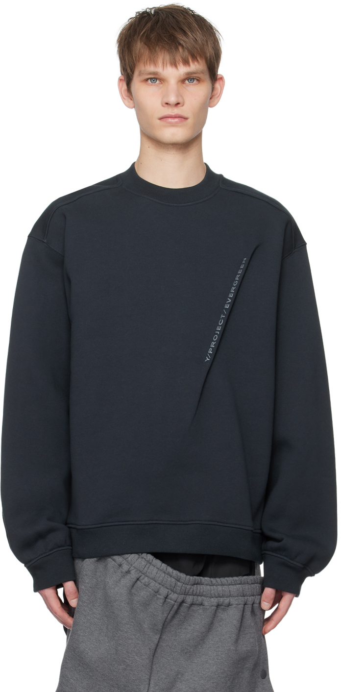Black Pinched Sweatshirt