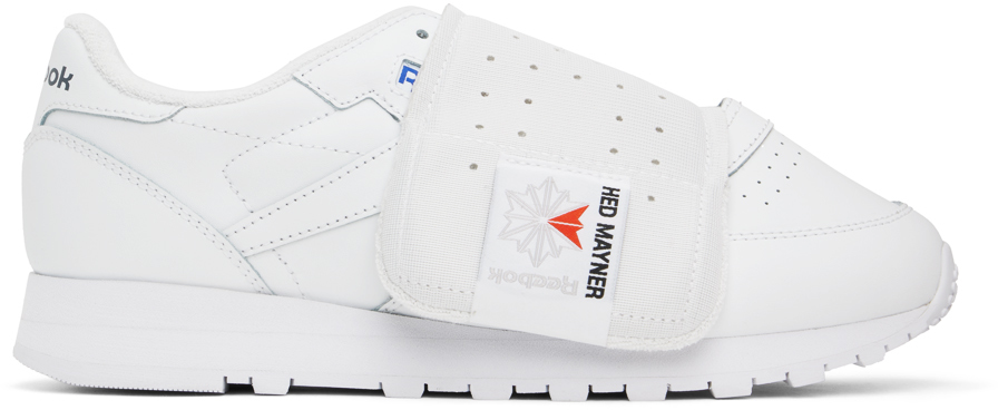 White Reebok Classics Edition Classic Leather Sneakers