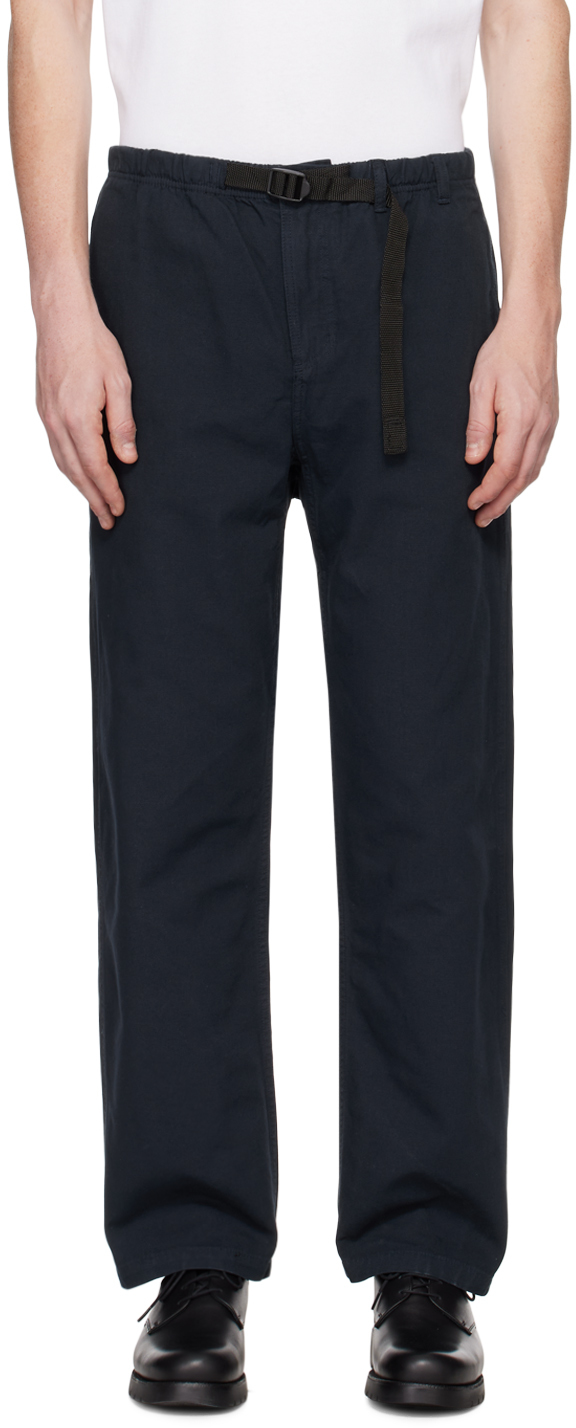 Navy Simple Trousers
