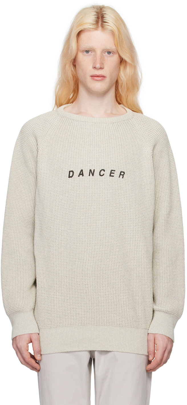 Dancer Off-white Printed Sweater In Cream