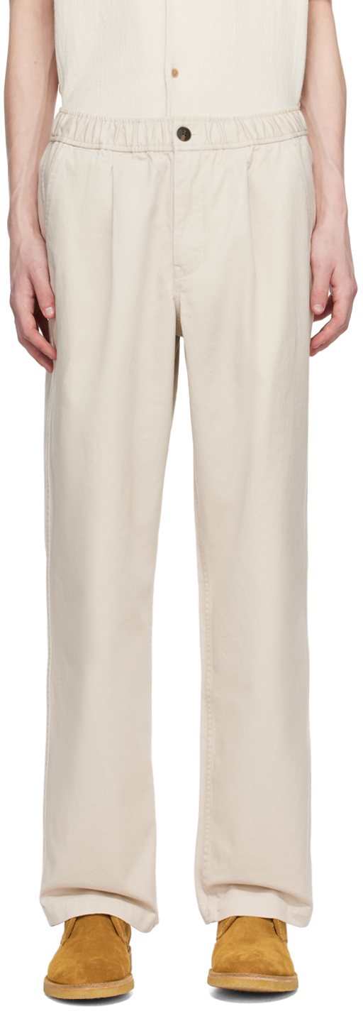 Beige George Trousers