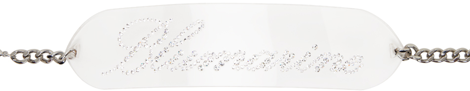 【関税込み】Blumarine シルバー Placca Plexi ベルト Blumarineのシルバー Placca Plexi ベルトがセール中