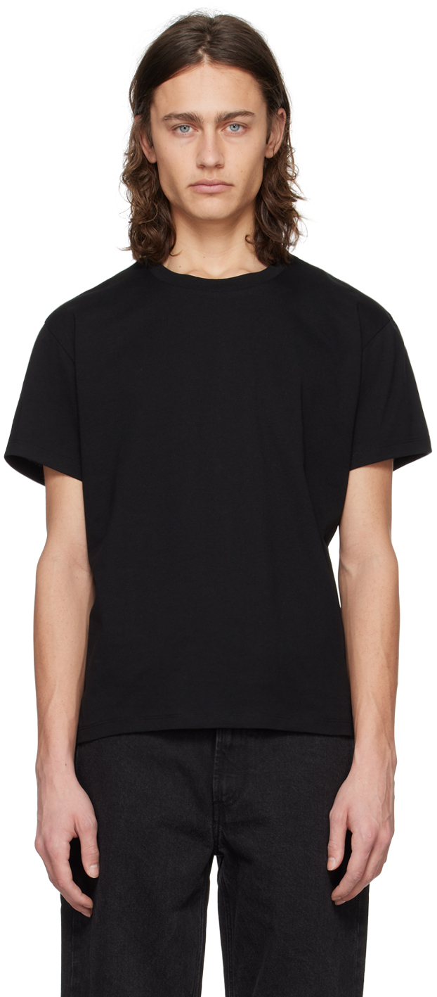 Three-Pack Black T-Shirts by Second/Layer on Sale