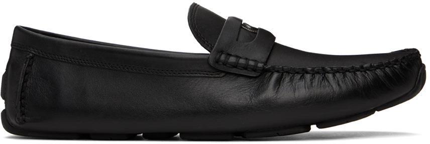 Coach Black Signature Coin Loafers