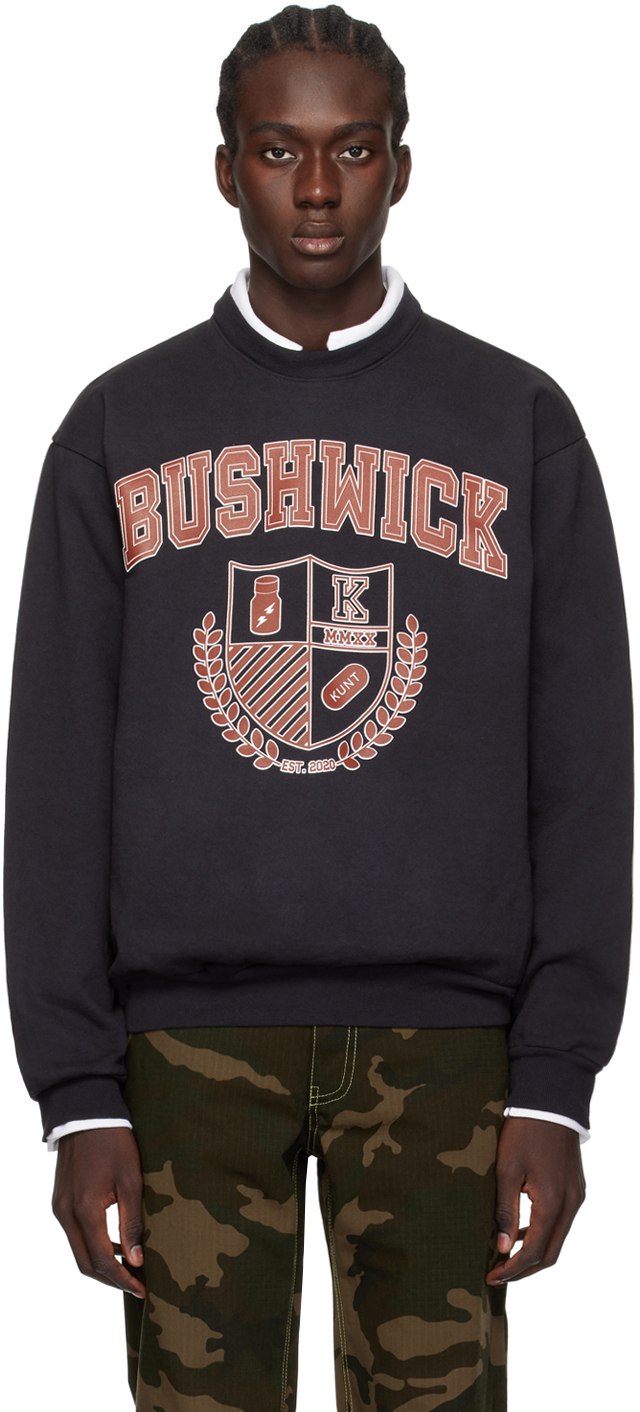 Black 'BUSHWICK' Sweatshirt