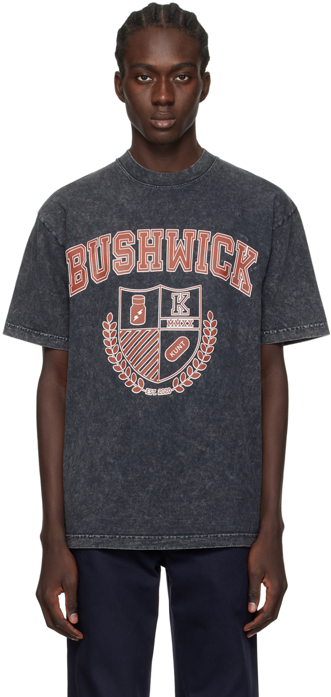 K.ngsley Black 'bushwick' T-shirt In 38no