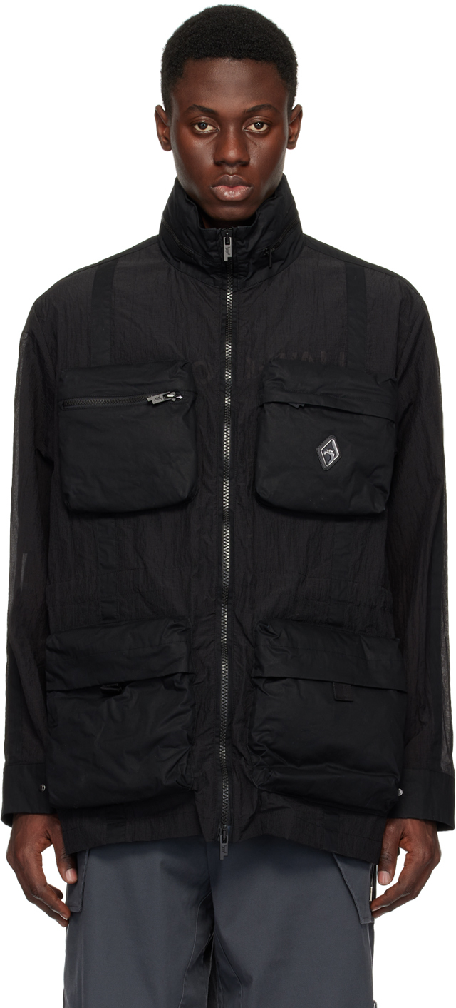 Shop A-cold-wall* Black Filament M65 Jacket In Onyx