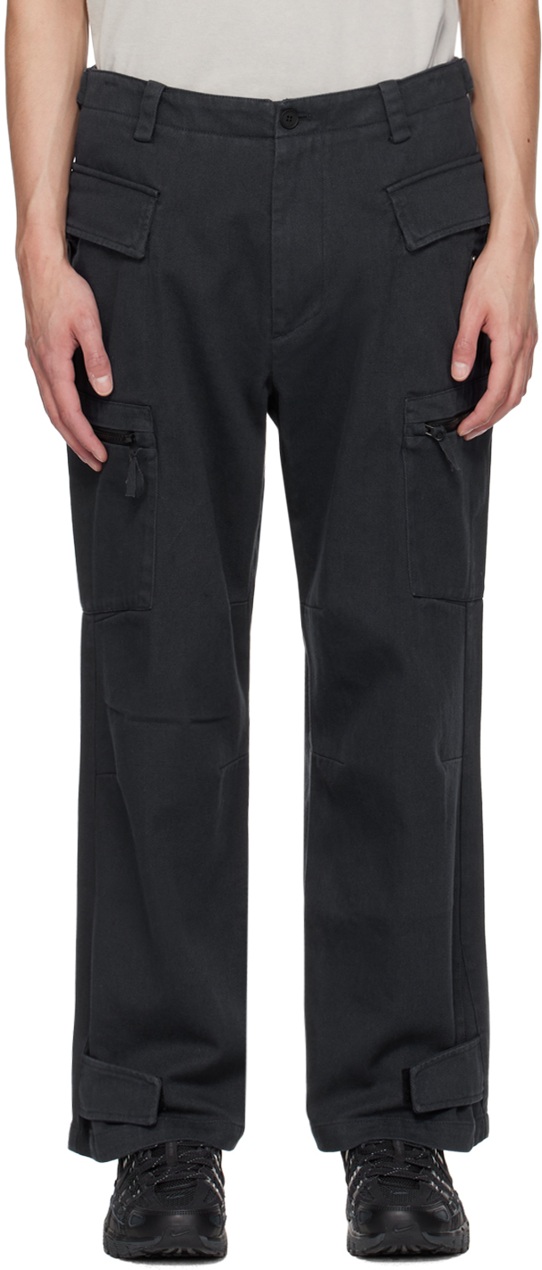 A-cold-wall* Navy Zip Cargo Pants