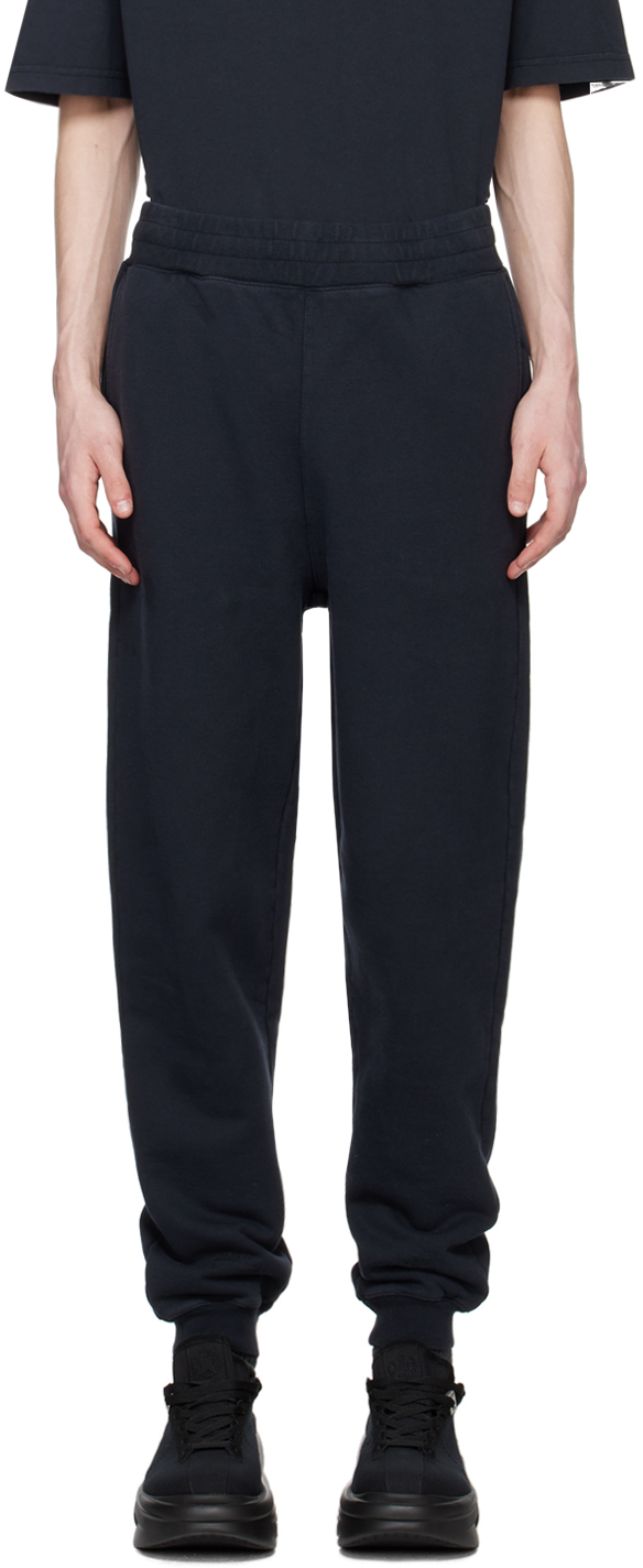 Shop A-cold-wall* Black Essential Sweatpants In Onyx