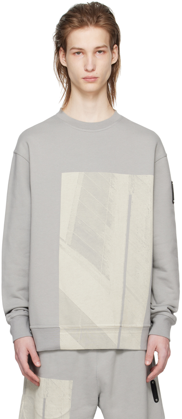 Shop A-cold-wall* Gray Strand Sweatshirt In Cement
