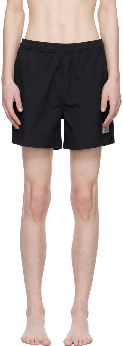 A-COLD-WALL* Black Essential Swim Shorts
