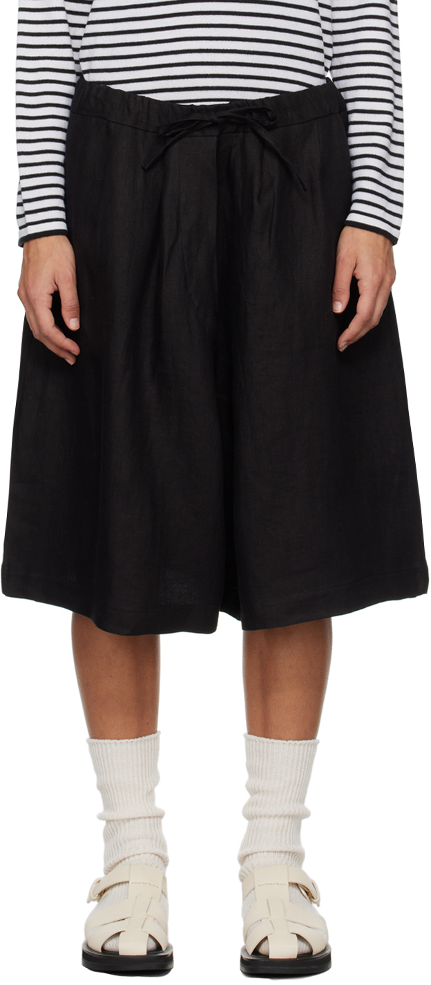 Cordera: Black Drawstring Shorts | SSENSE