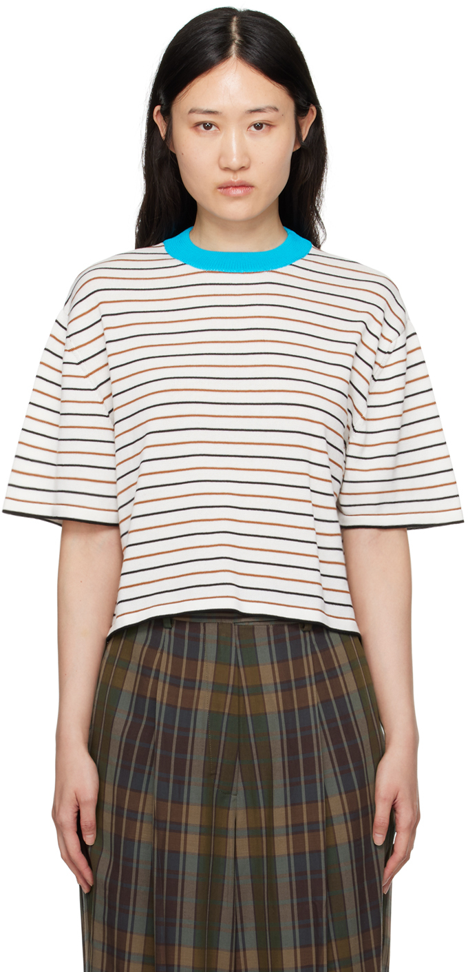Blue & White Striped T-Shirt