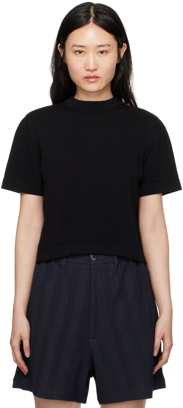 Shop Cordera Black Regular Fit T-shirt