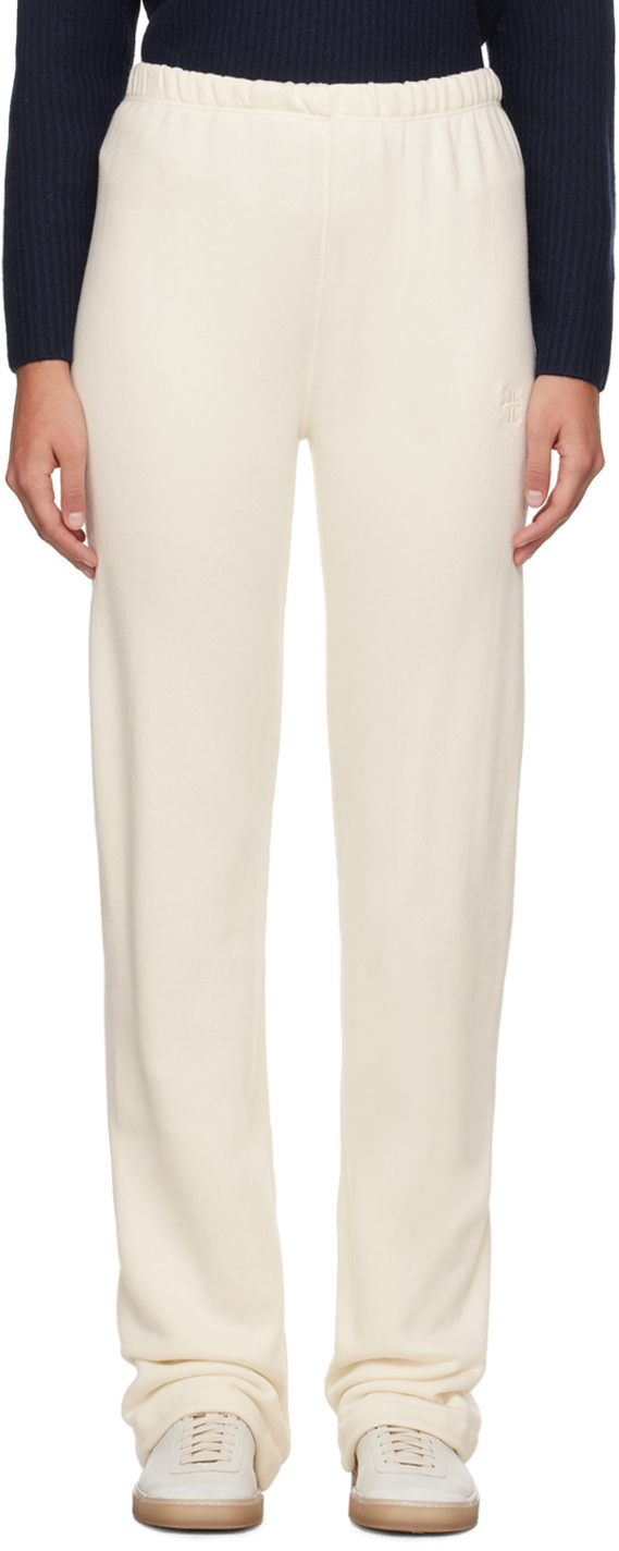 Off-White Straight Leg Lounge Pants