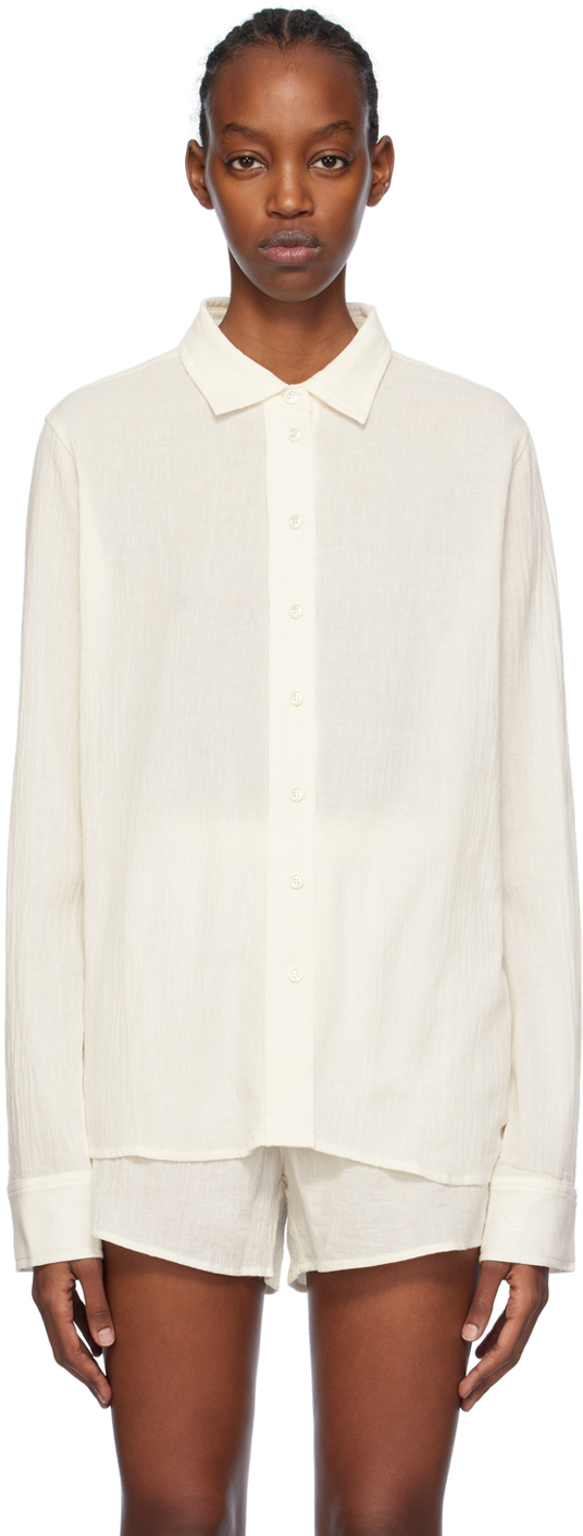 Éterne Off-white Jolene Shirt In Ivory