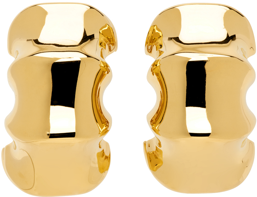 Gold 'The Medium Julius Loop' Earrings