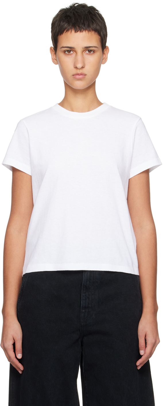 【関税込み】KHAITE ホワイト The Emmylou Tシャツ Emmylou T-Shirt in White – KHAITE