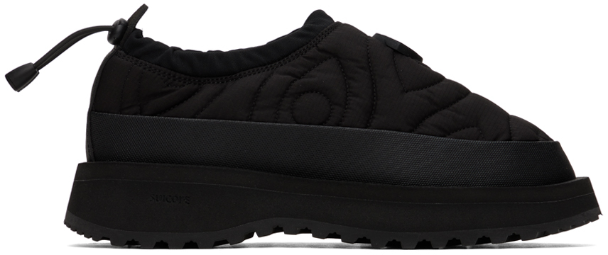 Black Suicoke Edition Insulated Loafers