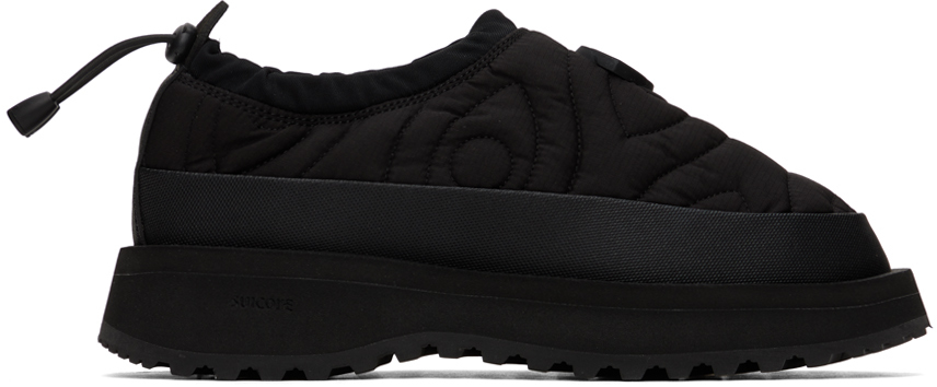 Shop District Vision Black Suicoke Edition Insulated Loafers