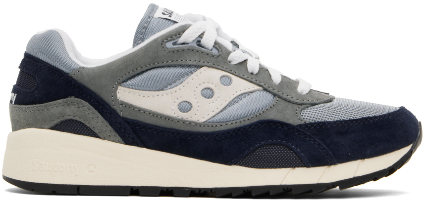 Gray & Navy Shadow 6000 Sneakers