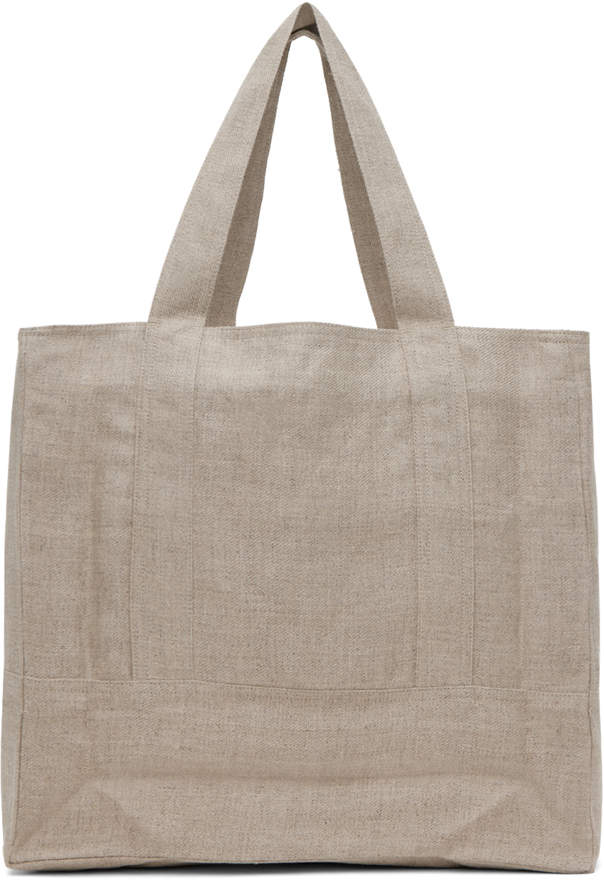 【関税込み】Baserange ベージュ Indra トートバッグ Beige Indra Tote by Baserange on Sale
