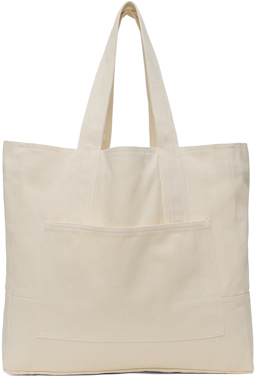 Baserange: Beige Indra Tote | SSENSE