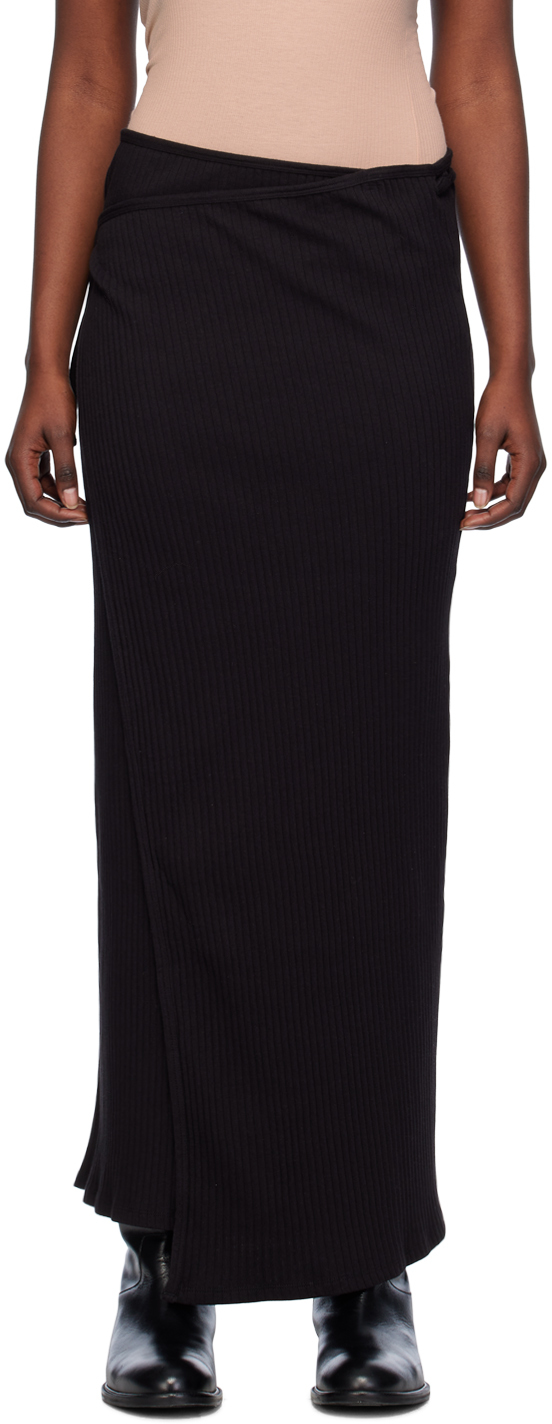 Black Brig Maxi Skirt