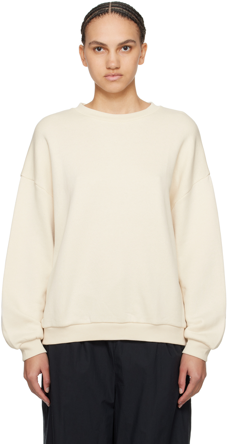Baserange Off-white Rim Sweatshirt In Undyed