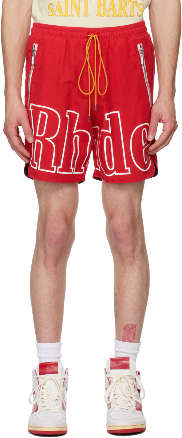 Red Logo Shorts