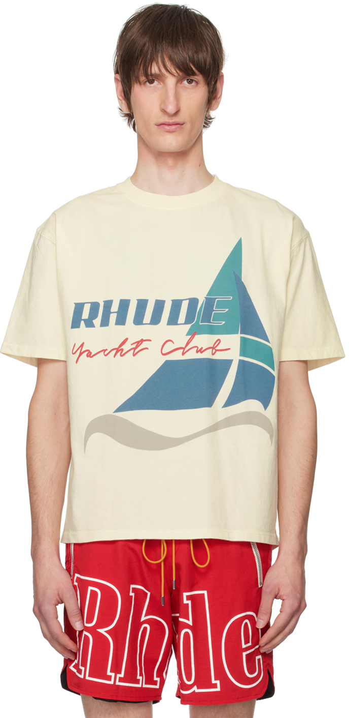 Rhude Off-White 'Yacht Club' T-Shirt