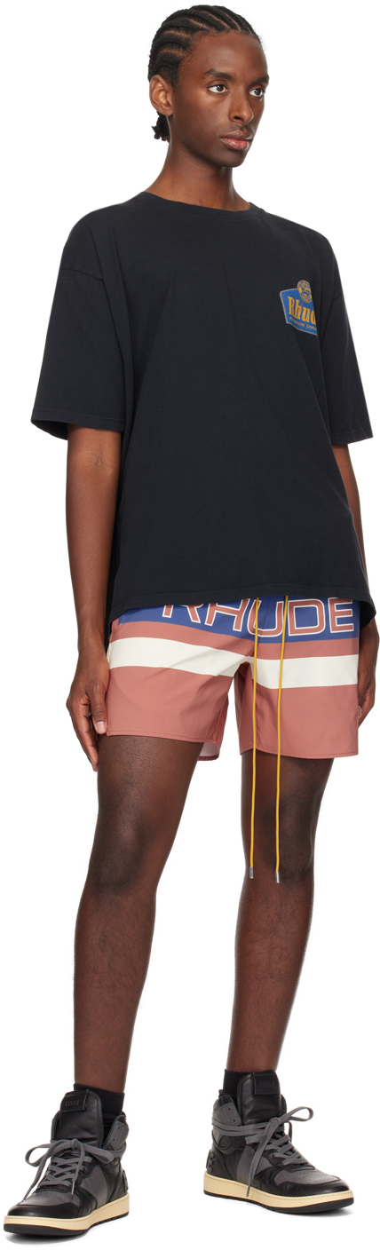 Rhude Ssense Exclusive Black 'grand Cru' T-shirt | ModeSens