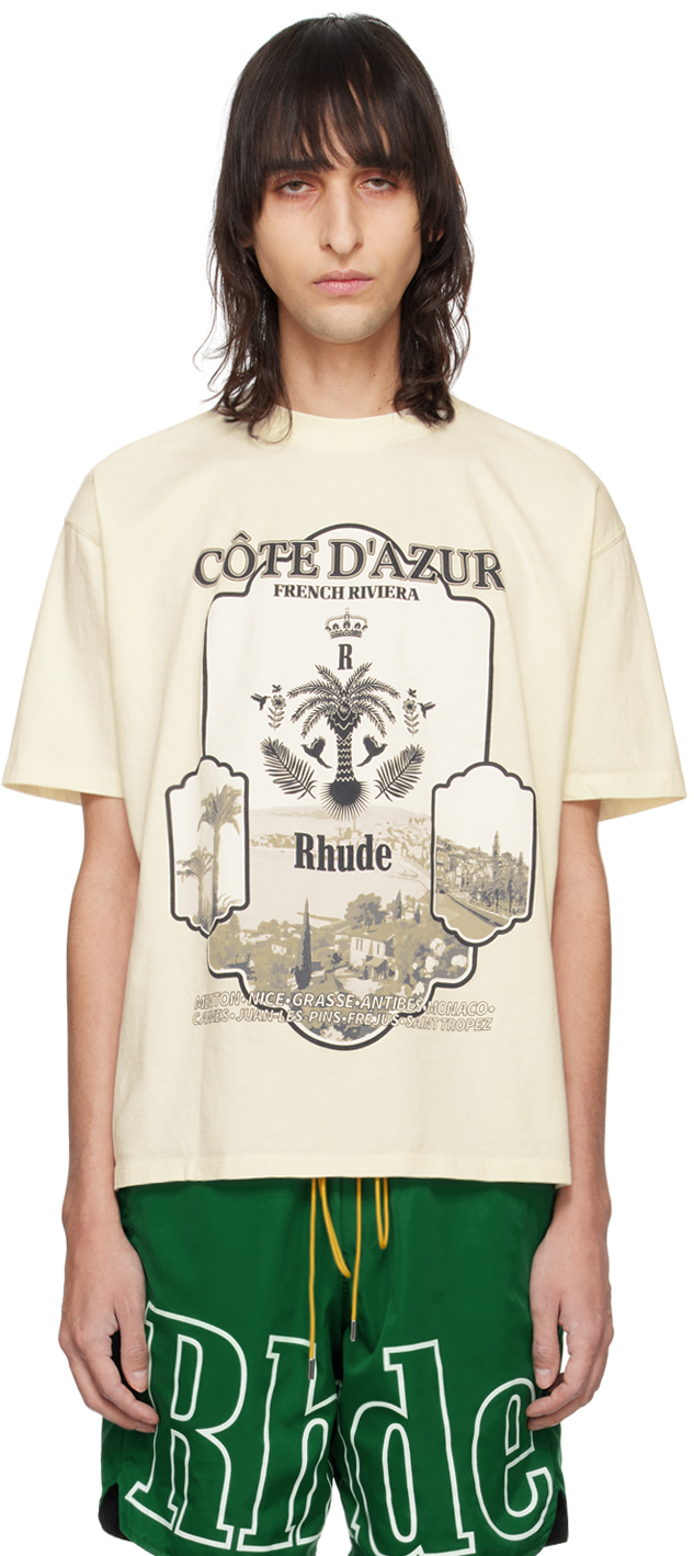 Rhude Off-White Azur Mirror T-Shirt