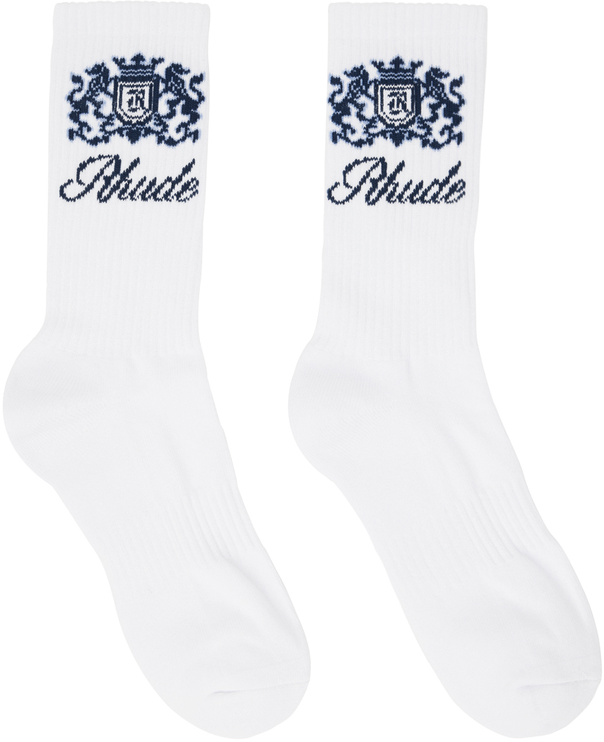 White Crest Socks
