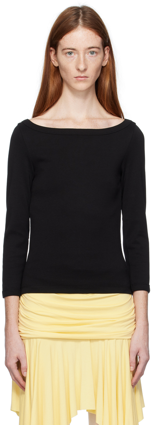 Black Steffi Long Sleeve T-Shirt