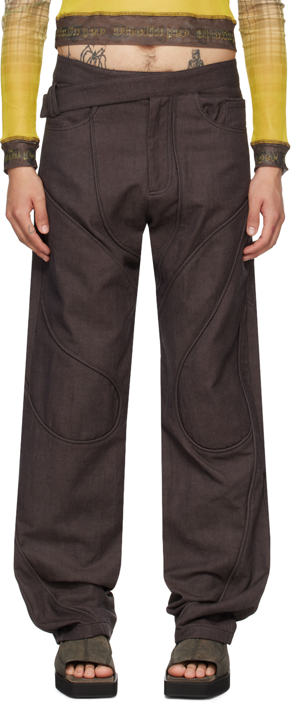 SSENSE Exclusive Brown Rudolfs Jeans