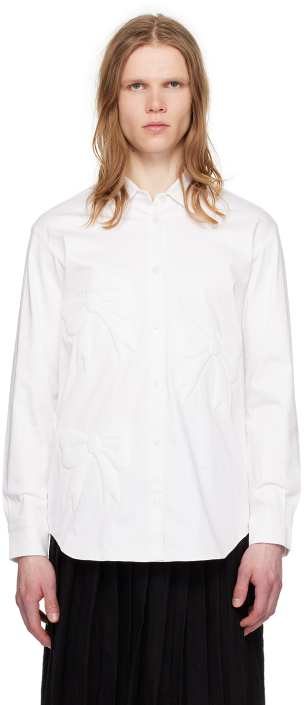 Shop Ashley Williams White 3d Bow Shirt