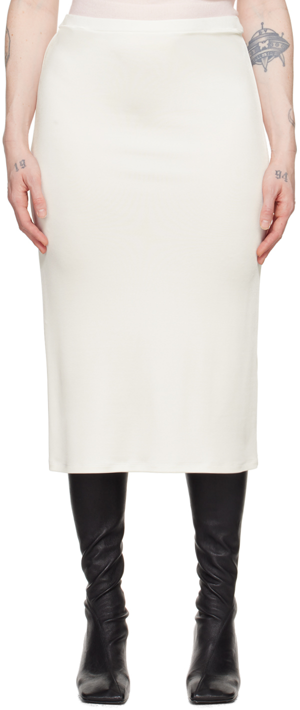 【関税込み】TOVE ホワイト Flor ミディアムスカート White Flor Midi Skirt by TOVE on Sale