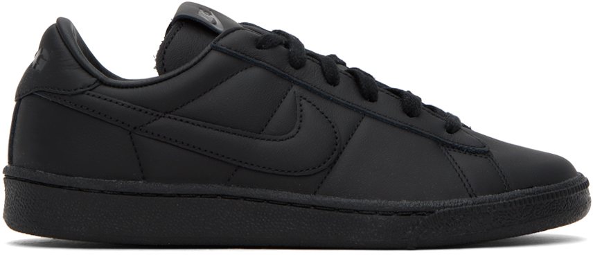 Shop Black Comme Des Garçons Black Nike Edition Tennis Classic Sneakers In 1 Black