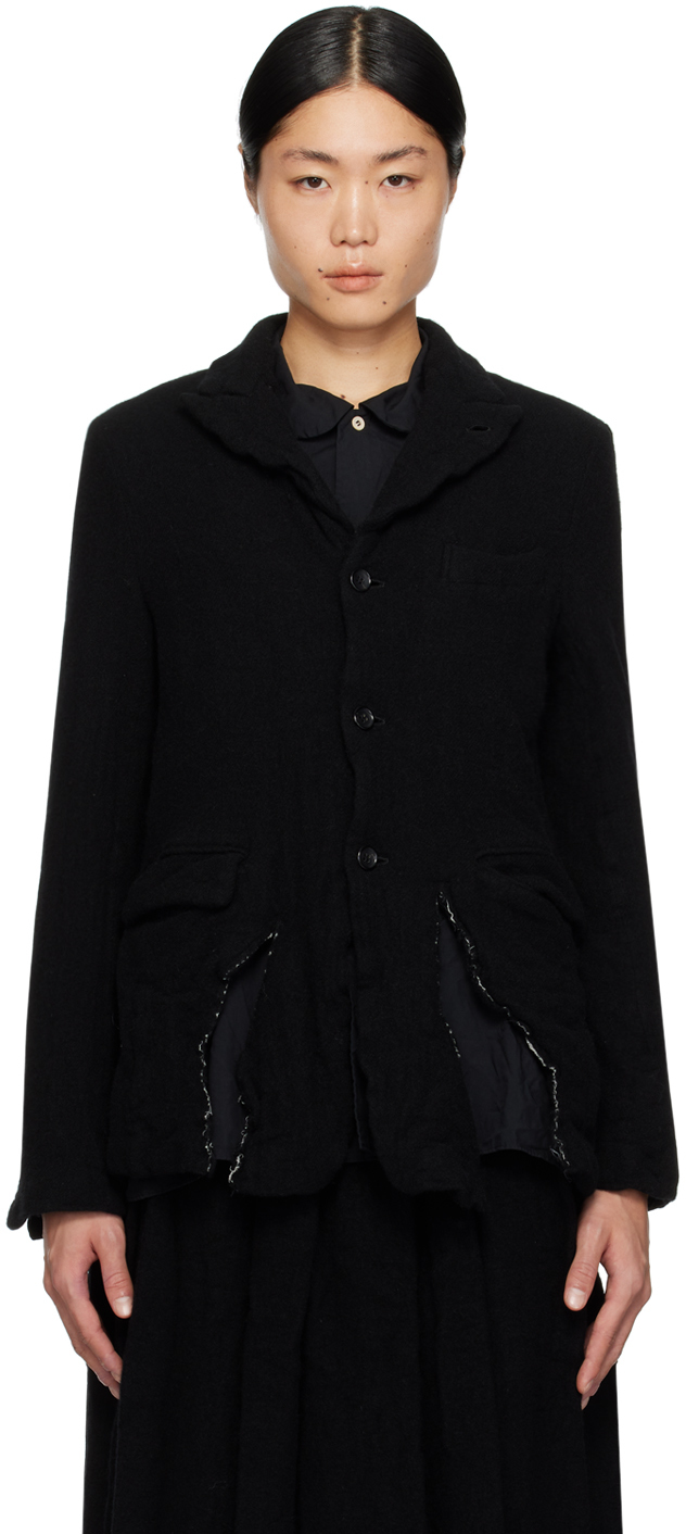 Black Comme des Garçonsのブラック ディストレス テーラード