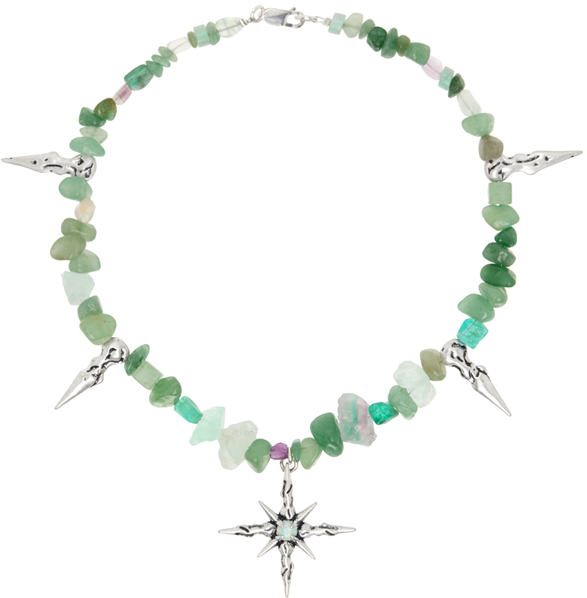 Green & Silver Ibiza Necklace