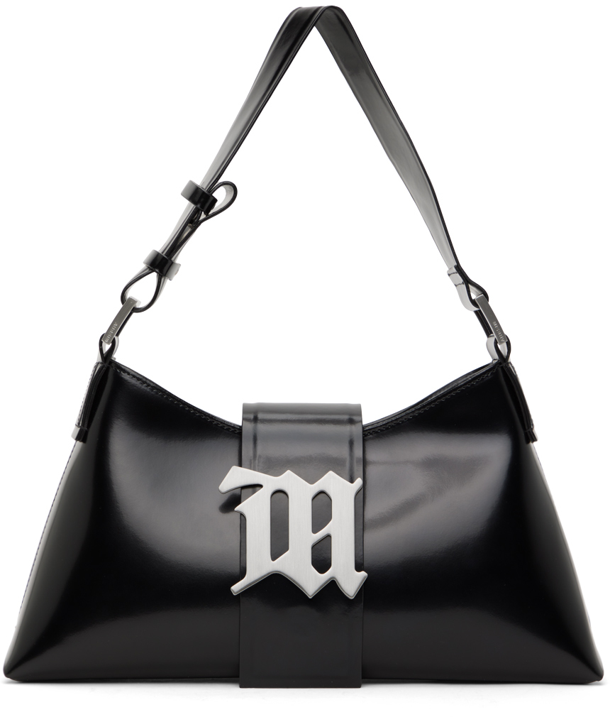 Black Medium Plaque Bag