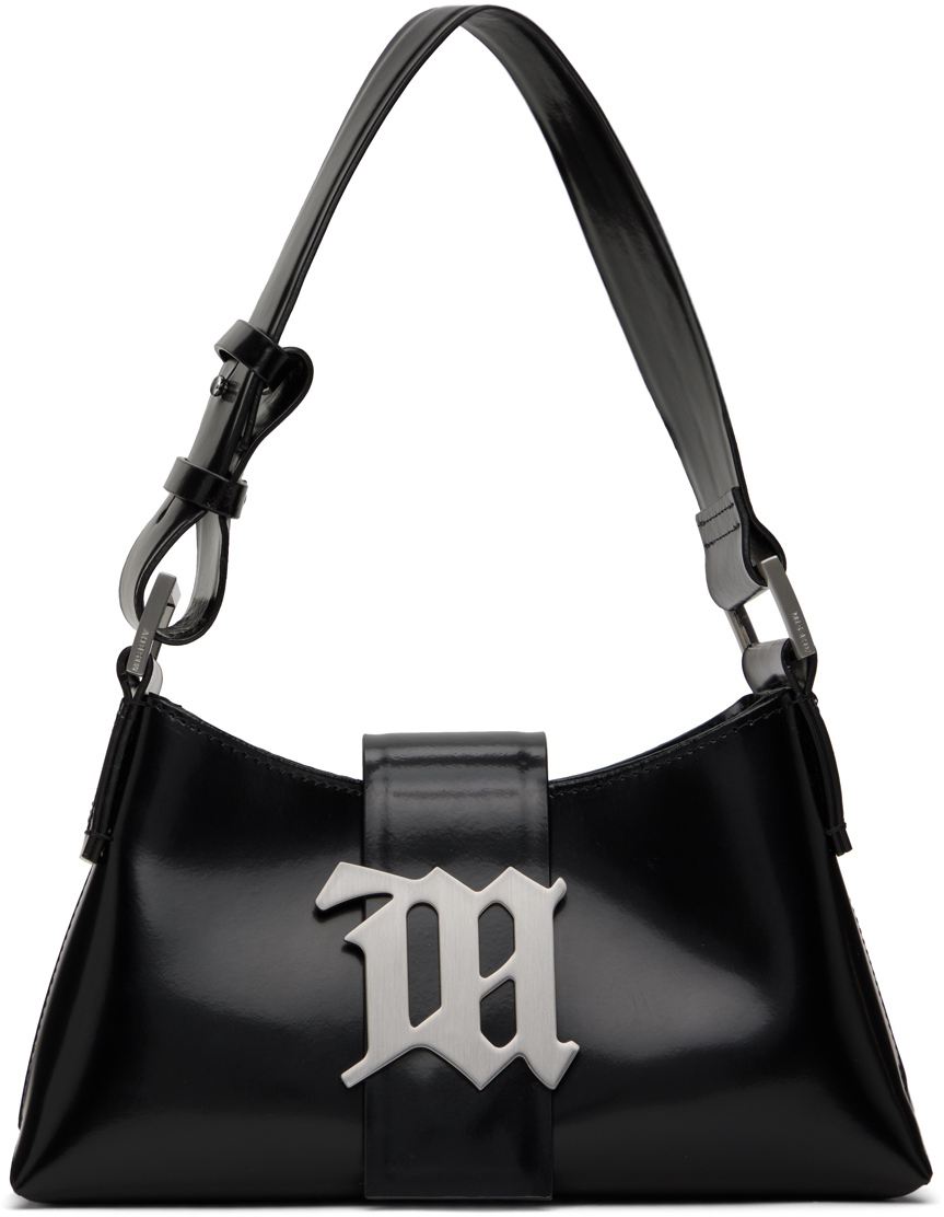 MISBHV Leather Shoulder Bag Small Black - ハンドバッグ